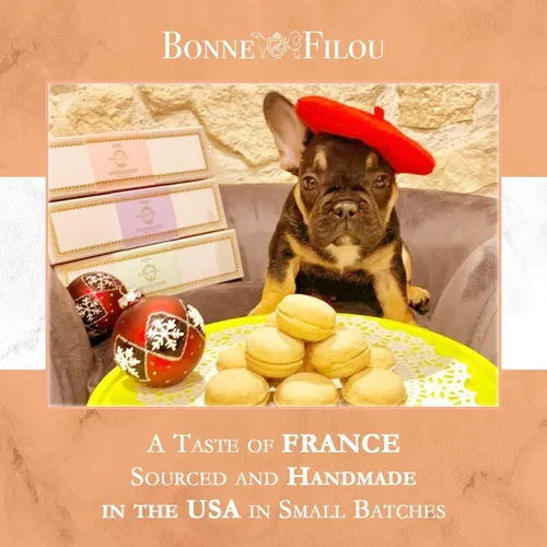 Miniatura 6 de Bonne et Filou Golosinas para perros, pasteles de calabaza, regalo de cumpleaños para perros de raza mediana a grande – Pasteles de macarrón