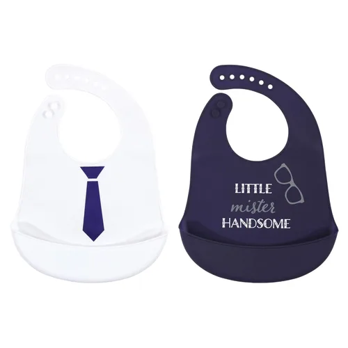 Miniatura 3 de Baberos Hudson Baby de silicona unisex para bebé Mariscos