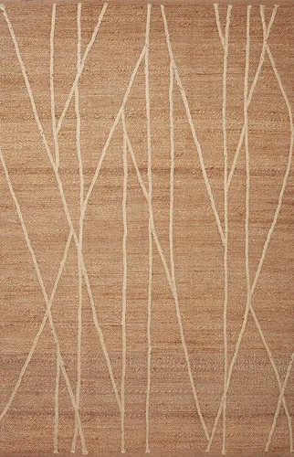 Miniatura 6 de Loloi Bodhi Collection BOD-05 Natural/Natural 5'-0" x 7'-6" Area Rug