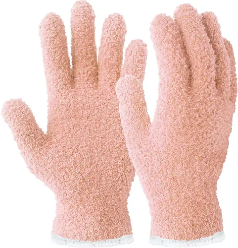 Miniatura 15 de Guantes de microfibra para quitar polvo de plantas de Evridwear reutilizables, guante de limpieza de hojas para plantas de interior, persianas, Azul