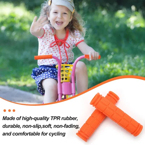 Miniatura 6 de Coolrunner Agarres de manillar de bicicleta, empuñaduras de bicicleta para niños y niñas, agarre de goma antideslizante para scooter Cruiser Seadoo