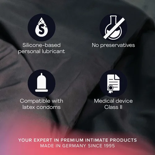 Miniatura 2 de pjur Lubricante personal ligero a base de silicona, con formulación ligera de larga duración, para más contacto piel a piel, lubricante para sexo