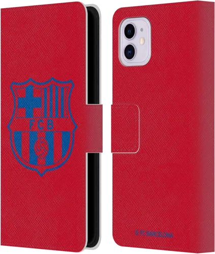 Miniatura 26 de Head Case Designs Funda de piel con licencia oficial del FC Barcelona Barca Crest Patterns, tipo cartera, compatible con Apple iPhone 11