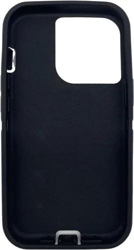 Miniatura 4 de Funda exterior de goma de repuesto compatible con iPhone 13 Mini Otterbox Defender Series Case (negro)