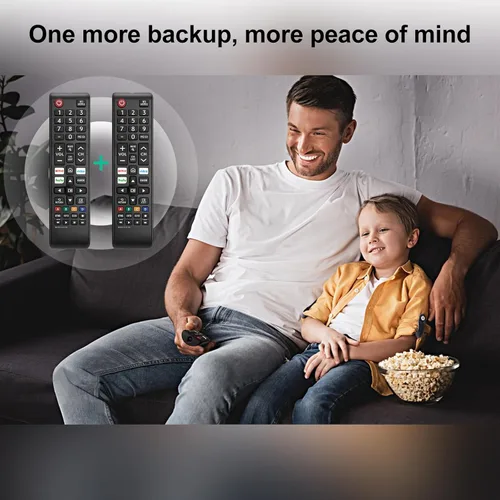 Miniatura 2 de Paquete de 2: nuevo control remoto universal para todos los controles remotos de TV Samsung, compatible con todos los televisores inteligentes
