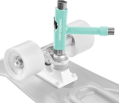 Miniatura 5 de Retrospec Upkeep - Herramienta de patinaje portátil multifunción todo en uno con llave Allen 2 en 1 y destornillador Phillips para ajustar y apretar