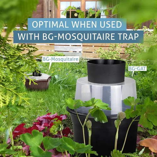 Miniatura 6 de Biogents GAT2 - Trampa para mosquitos – Trampa para poner huevos no eléctrica y ecológica para control de mosquitos tigre – 12 trampas con 10