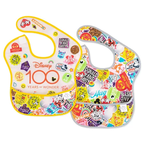 Miniatura 14 de Baberos Bumkins para Niña o Niño, SuperBib para Bebé y Niño Pequeño de 6-24 Meses, Imprescindible para Comer, Alimentar, Suministros de Destete LED