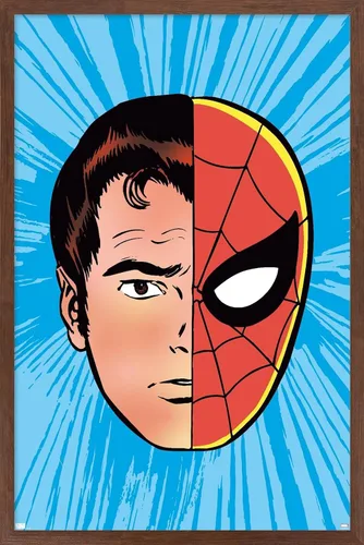 Miniatura 10 de Trends International Marvel Comics Spider-Man - Póster de pared con sentido de araña Versión con marco dorado