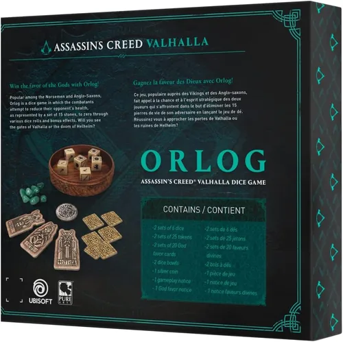 Miniatura 2 de Orlog - Juego de mesa para 2 jugadores - Assassin's Creed Valhalla Dice Game - Francés/Inglés