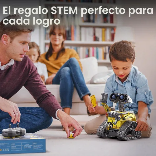 Miniatura 2 de Sillbird Kit de construcción de robot con control remoto, regalos STEM para niños de 8 a 13 años, juguetes robóticos de codificación para cumpleaños