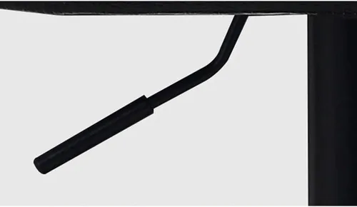 Miniatura 5 de Taburetes de bar con respaldo de madera maciza, taburetes de bar ajustables de cuero giratorios, sillas de bar giratorias con respaldo, silla de bar