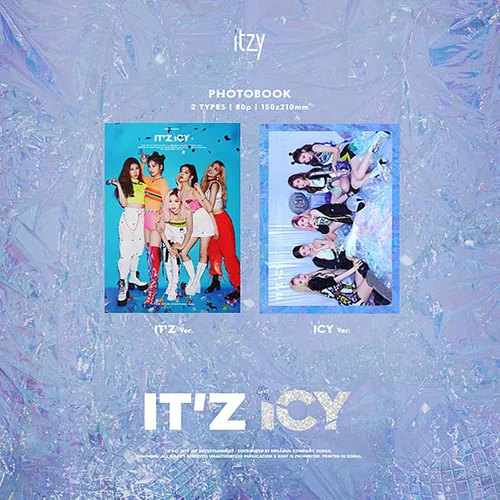 Miniatura 3 de JYP Ent IT'Z ICY Album [IT'Z] ver CD+36page Booklet+2p Card+Sticker+Extra PHOTOCARD SET+PHOTO STICKER Gift+Photo Book+1st Page