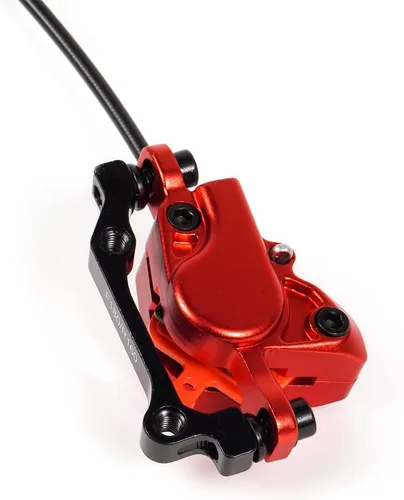 Miniatura 3 de Chooee Freno de disco hidráulico de bicicleta de montaña,MTB freno de disco hidráulico delantero derecho freno hidráulico 31.496 in, rojo