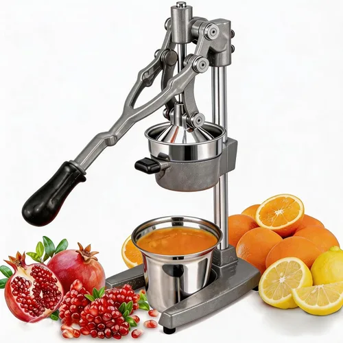 Miniatura 11 de Prensa Manual de Mano de Hierro Fundido Comercial de Servicio Pesado Naranja Cítricos Limón Lima Toronja Granada Exprimidor de Jugo de Fruta