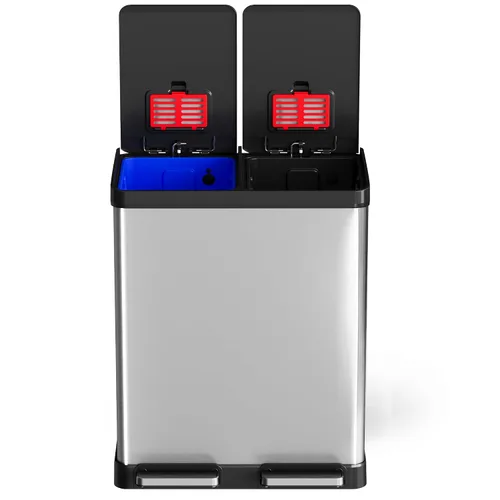 Miniatura 13 de iTouchless - Basurero de cocina con sensor automático con capacidad de 13 galones y filtro de olor