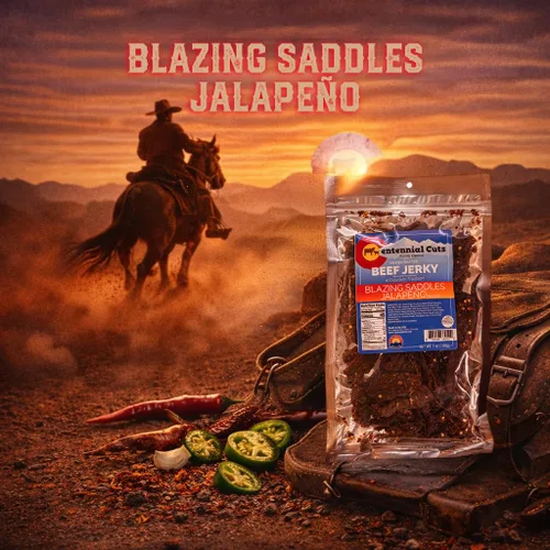 Miniatura 7 de Centennial Cuts Carne seca de res – 7 oz, Blazing Saddles Jalapeño