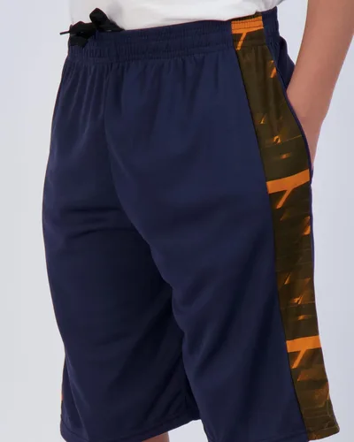 Miniatura 4 de Real Essentials - Paquete de 5 pantalones cortos de baloncesto para niños, con malla y bolsillos