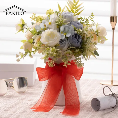 Miniatura 5 de Cinta de organza roja para envolver regalos, cinta transparente brillante de 2 pulgadas para ramos, bodas, festivales, 50 yardas cada rollo