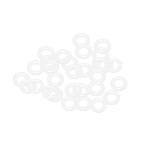 Miniatura 10 de Uxcell - Aros de silicona, 8 mm de diámetro exterior, 5 mm de diámetro interior, 1.5 mm de ancho, junta de sellado VMQ para válvulas de compresor