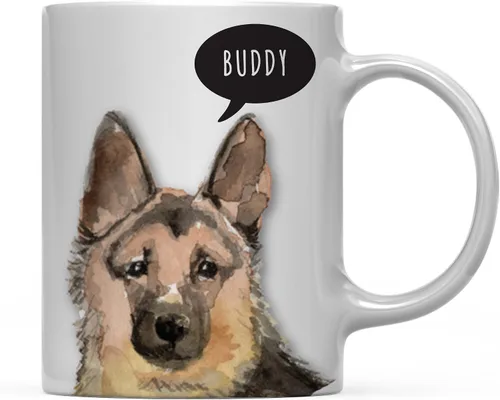 Miniatura 69 de Andaz Press Taza de café personalizada de 11 onzas para perro, Shih Tzu Shorter Haired Up Close, paquete de 1 Shih Tzu pelo más corto personalizado