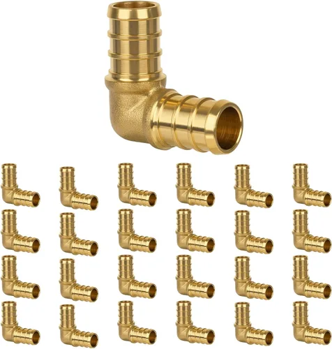 Miniatura 19 de Acoplamiento Pex de 1/2", Accesorios Pex, Accesorios de Engaste de Latón de Alta Resistencia para Tubos PEX con Construcción Resistente a Fugas