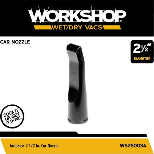 Miniatura 2 de WORKSHOP Wet/Dry Vacs Accesorios de Aspiradora de Taller WS25003A Accesorio de Boquilla para Automóvil para Aspiradoras Húmedas y Secas, Se Adapta a