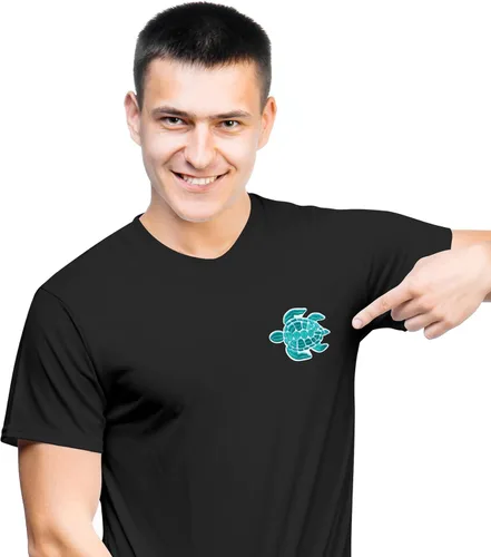 Miniatura 6 de HINZIC 6 parches para planchar con tortuga marina, apliques bordados para coser en la playa de verano, lindas decoraciones verdes del océano