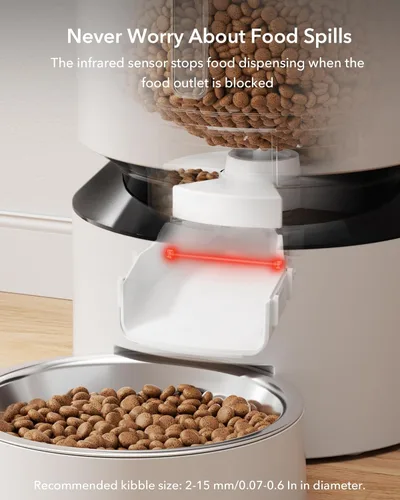 Miniatura 6 de PETLIBRO - Comedero automático para gatos, dispensador de comida para perros con preservación de frescura, comederos programables para mascotas