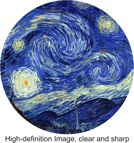 Miniatura 849 de A&T ARTWORK Campo de trigo con cipreses de Van Gogh Las reproducciones de arte clásico mundial, impresiones en lienzo giclée para decoración