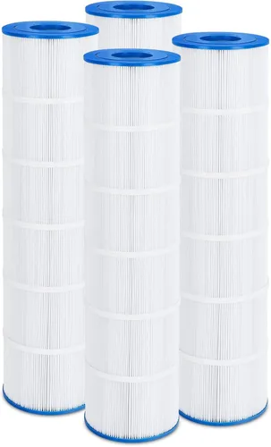 Cartucho de filtro para piscina Jandy CL 460 (paquete de 4) | 460 pies cuadrados | Compatible con Jandy CL 460, CV460, PJAN115, Unicel C-7468,