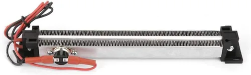 Calentador eléctrico de aire de cerámica que calienta 220 V 500 W termistor aislado longitud de corrugación 7.323 in para aire
