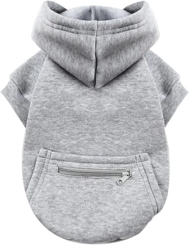 Miniatura 4 de Jecikelon Abrigo para Perro de Clima Frío para Mascotas con Bolsillo Sudadera de Invierno para Perro Ropa Cálida para Cachorros para Perros Pequeños