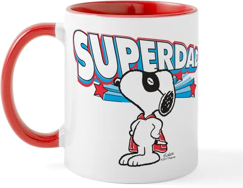 Miniatura 28 de CafePress Crabby Snoopy - Taza de café de cerámica (11 oz)