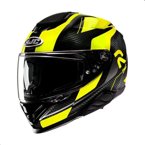 Miniatura 6 de Casco para motocicleta HJC RPHA 71 Carbon Hamil con visera protectora HJ-40 Pinlock, aprobado por DOT (MC1, X-Small)