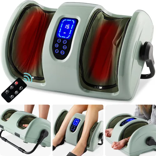 Miniatura 9 de Best Choice Products Masajeador de pies Shiatsu calentado para aliviar el dolor, fascitis plantar, neuropatía, circulación sanguínea con diseño