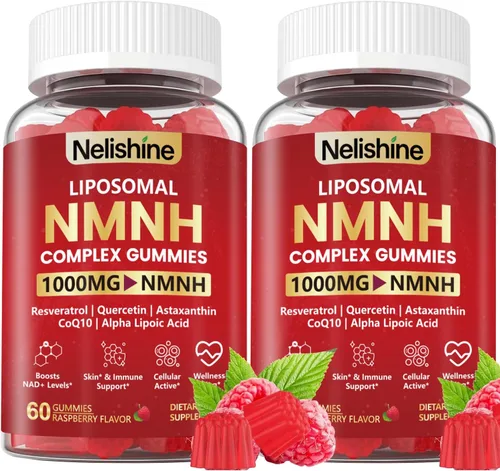 Miniatura 8 de Suplemento liposomal NMNH gomitas de 1000 mg - Suplemento NAD para aumentar NAD+ para hombres y mujeres - Mezcla de ribósido de nicotinamida