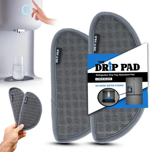 Miniatura 9 de Recogedor de goteo para refrigerador para bandeja de agua, protege la bandeja dispensadora de hielo y agua de derrames, acumulación de minerales