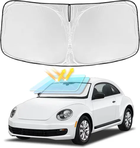 Miniatura 131 de para Dodge RAM 1500 2019-2024 2025 2026 Parasol Parasol para Parabrisas Cubierta - 4 Capas Parasol para Ventana Delantera para RAM1500 2Puertas