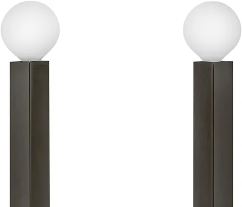 Miniatura 9 de Hinkley Ezra 45042BX - Aplique de pared con dos luces, forma única, brazos cuadrados fuertes, óxido negro