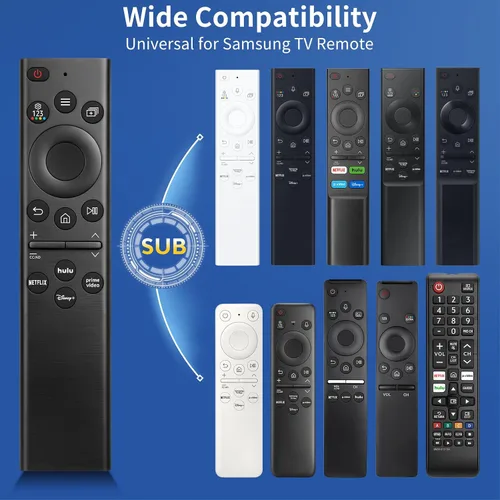 Miniatura 6 de Paquete de 2 mandos a distancia universales para Samsung TV Frame Solar Serif Crystal Curved LED QLED OLED Neo UHD SUHD HDTV 4K 8K 7 8 9 Series