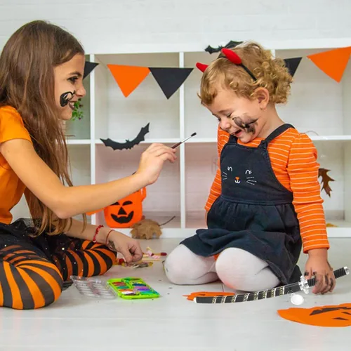 Miniatura 7 de Abaodam Mini espada de juguete de plástico samurái japonés conjunto de juguetes de Halloween Dress Up Props Espada