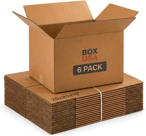 Miniatura 13 de BOX USA Cajas de mudanza medianas 18"L x 14"W x 12"H Paquete de 20 - Caja de cartón corrugado para envío, correo, embalaje, empaquetado