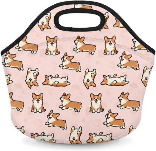 Miniatura 19 de Bolsas de almuerzo de neopreno con estampado de camuflaje para mujeres, bolsas de almuerzo, lavables, aisladas, para el trabajo, picnic, Camouflaje