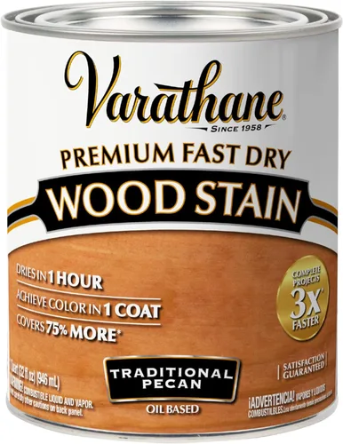 Miniatura 43 de Varathane Premium - Colorante de madera de secado rápido, cuarto de galón, roble primaveral color fantasía (Spring Oak)