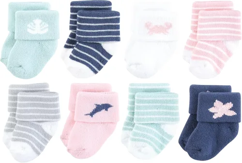 Miniatura 11 de Hudson Baby - Calcetines de algodón para bebés recién nacidos y Terry para niñas bebés