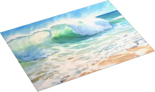 Miniatura 2 de Alfombrillas grandes de secado de platos para encimera de cocina, tapete de secado de cocina de microfibra, almohadilla de drenaje XL, tapete Playa