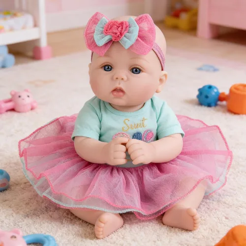 Miniatura 16 de Milidool Muñecas de bebé Reborn realistas de 22 pulgadas, muñecas de bebé recién nacidas de aspecto real con accesorios completos, perfectas