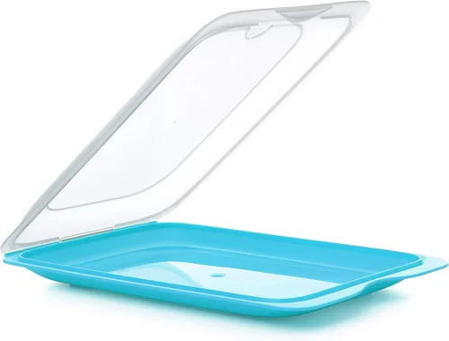Miniatura 6 de TATAY Recipientes de carne fría para nevera Juego de 3 mini Almacenamiento de refrigerador Tapa extraíble Apta para microondas, congelador