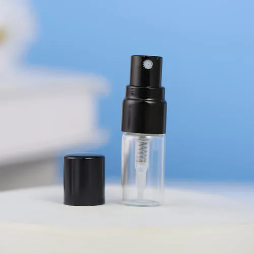 Miniatura 3 de Mini atomizador recargable transparente de 0.2 fl oz, botella de perfume de viaje, botella vacía hidratante para fiesta, herramienta de maquillaje